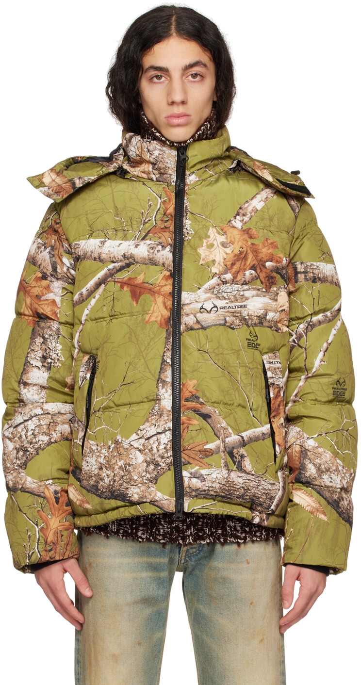 

Зеленая пуховая куртка Realtree EDGE Edition The Very Warm, Зеленый
