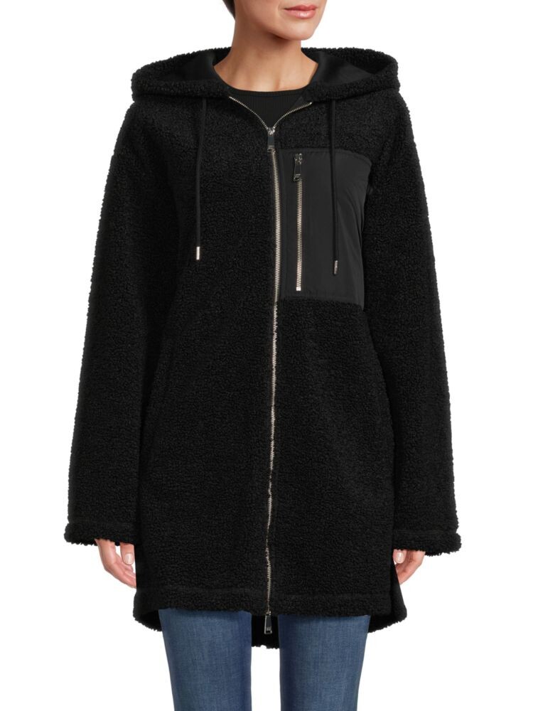 

Пальто Тедди из искусственной овчины Dkny, черный