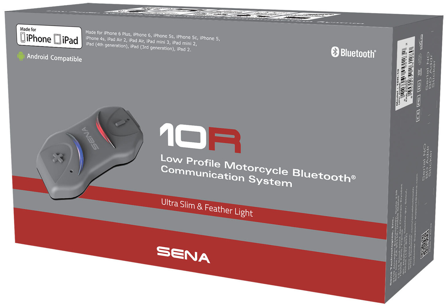 

Sena 10R Двойной пакет системы связи Bluetooth,