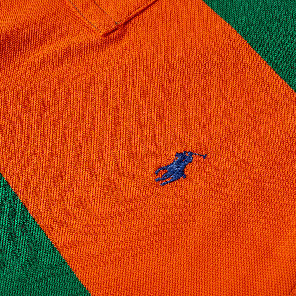 

Футболка Polo Ralph Lauren Block Striped Polo, Оранжевый