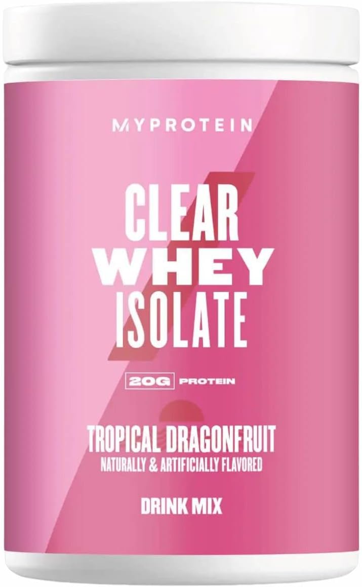 Протеин со вкусом сока Myprotein Clear Whey Isolate, 500 г, тропический драконий фрукт протеин со вкусом сока myprotein clear whey isolate 500г персик манго