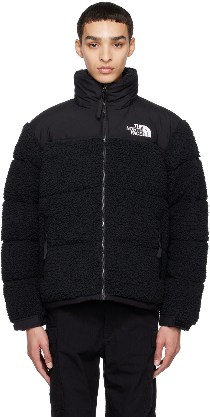 цена Черный пуховик Nuptse The North Face