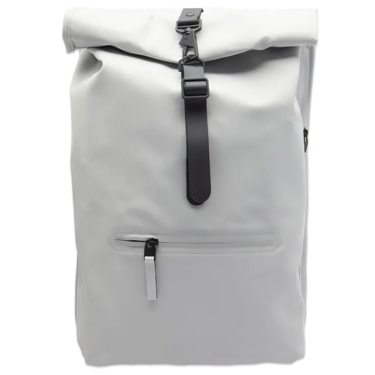 

Рюкзак Rains Rolltop, светло-серый