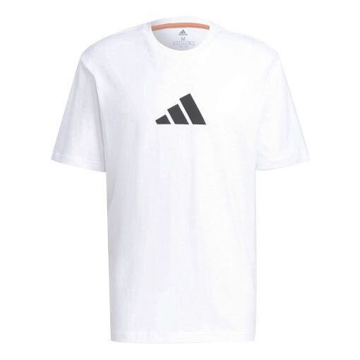 

Футболка Adidas Camo Loose Tee Back Printing Sports Short Sleeve White, Белый