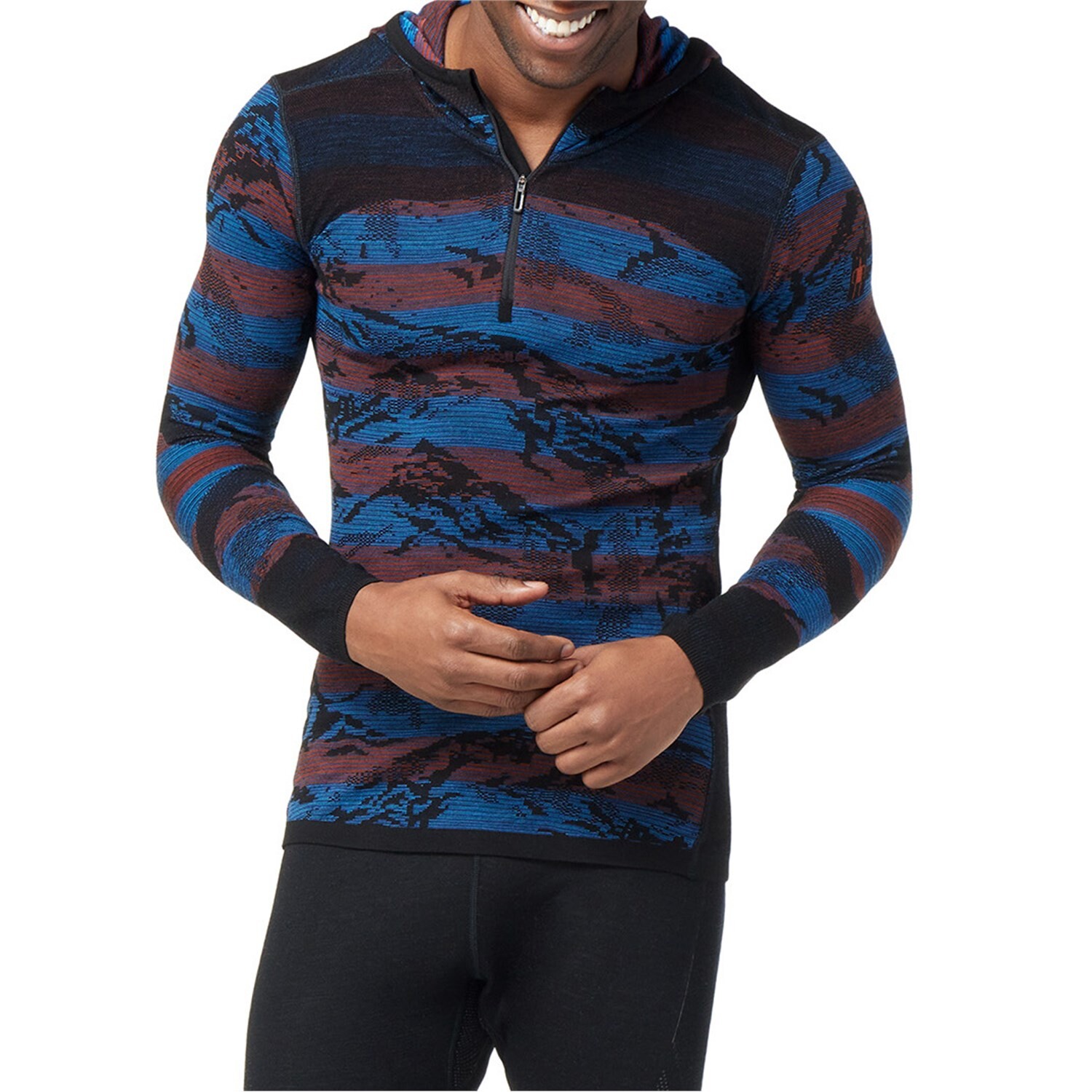 

Толстовка Smartwool Intraknit Thermal Merino Base Layer, чёрный