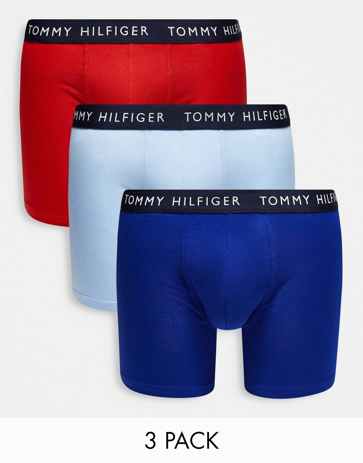 

Набор из трех трусов-боксеров Tommy Hilfiger оранжевого, синего и темно-синего цветов