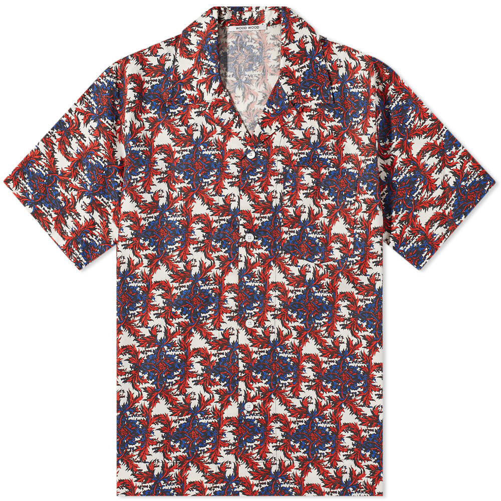 

Рубашка Wood Wood Johan Chateau Printed Vacation Shirt