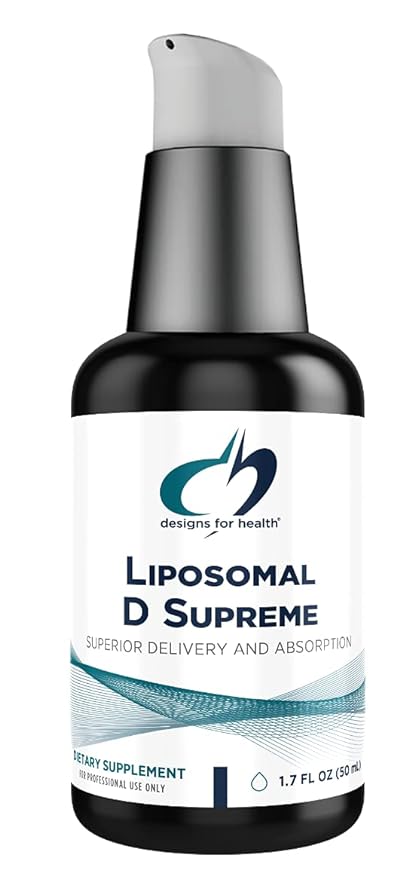Designs for Health Liposomal D Supreme Vitamin D Liquid — 2500 МЕ Витамин D3 + витамин K (K1 + K2), 50 мл цена и фото