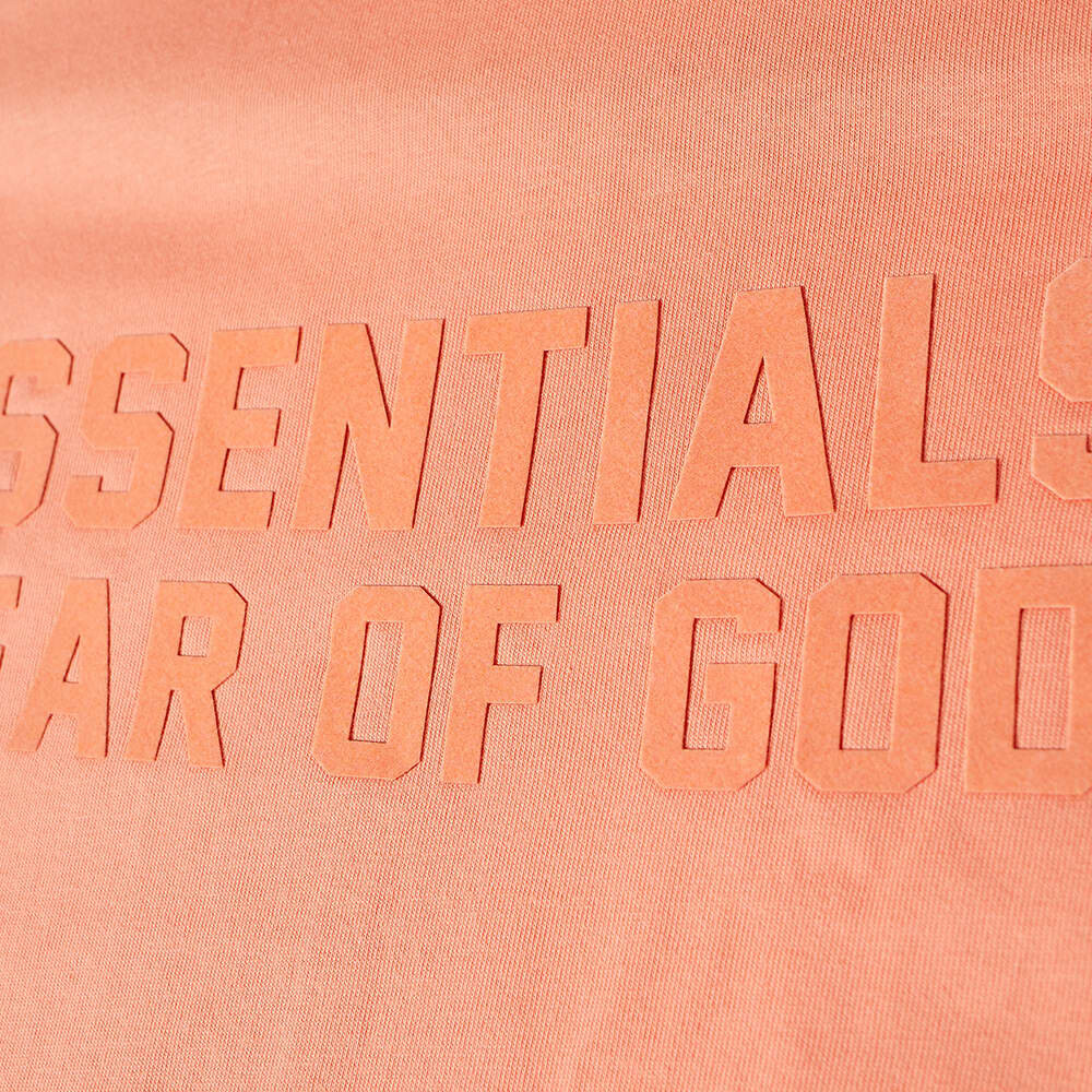 

Футболка Fear of God ESSENTIALS Kids Logo Long Sleeve Tee, Оранжевый