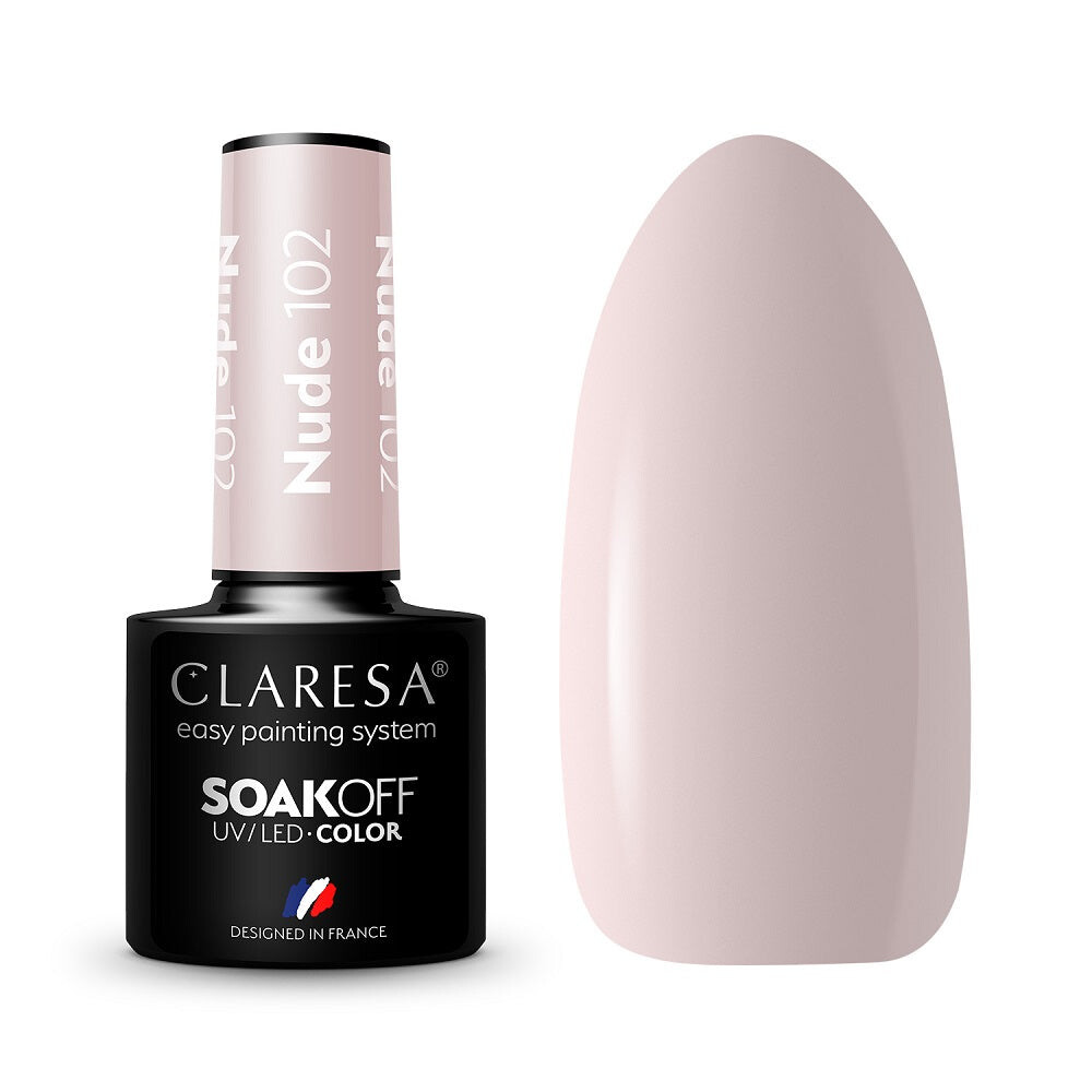 

Claresa Soak Off UV/LED Nude Hybrid Varnish 102 5г