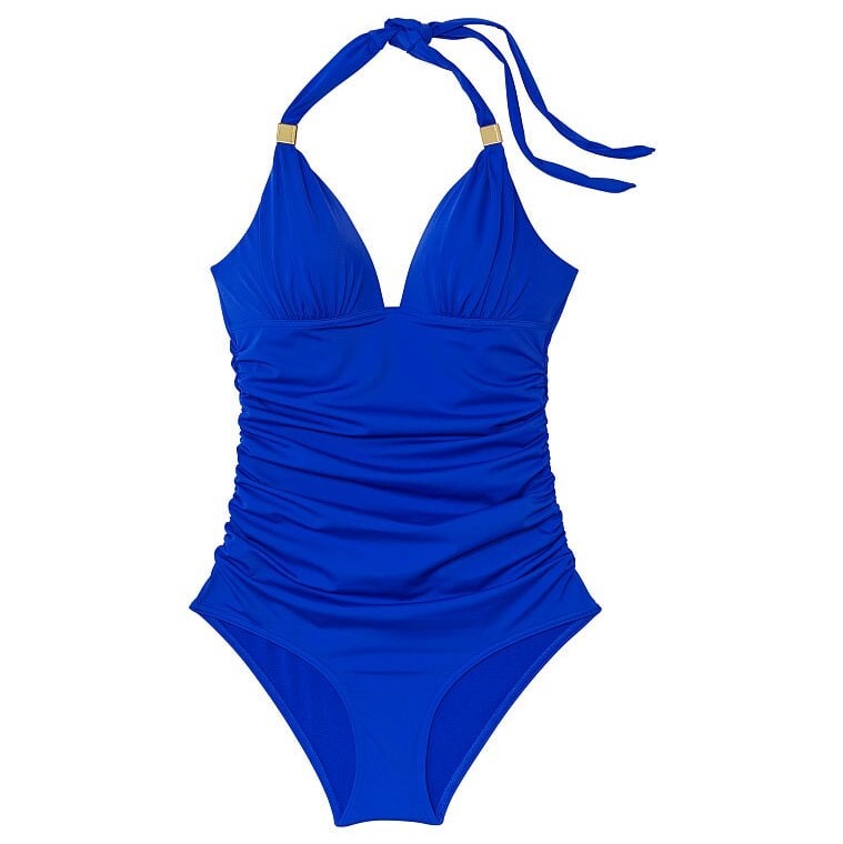 

Купальник Victoria's Secret Swim Ruched Push-Up, синий