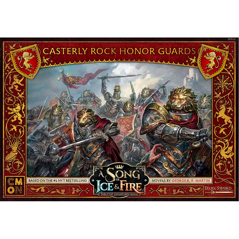Дополнительный набор к CMON A Song of Ice and Fire Tabletop Miniatures Game, Casterly Rock Honor Guards блок зажим elephanti ice rock