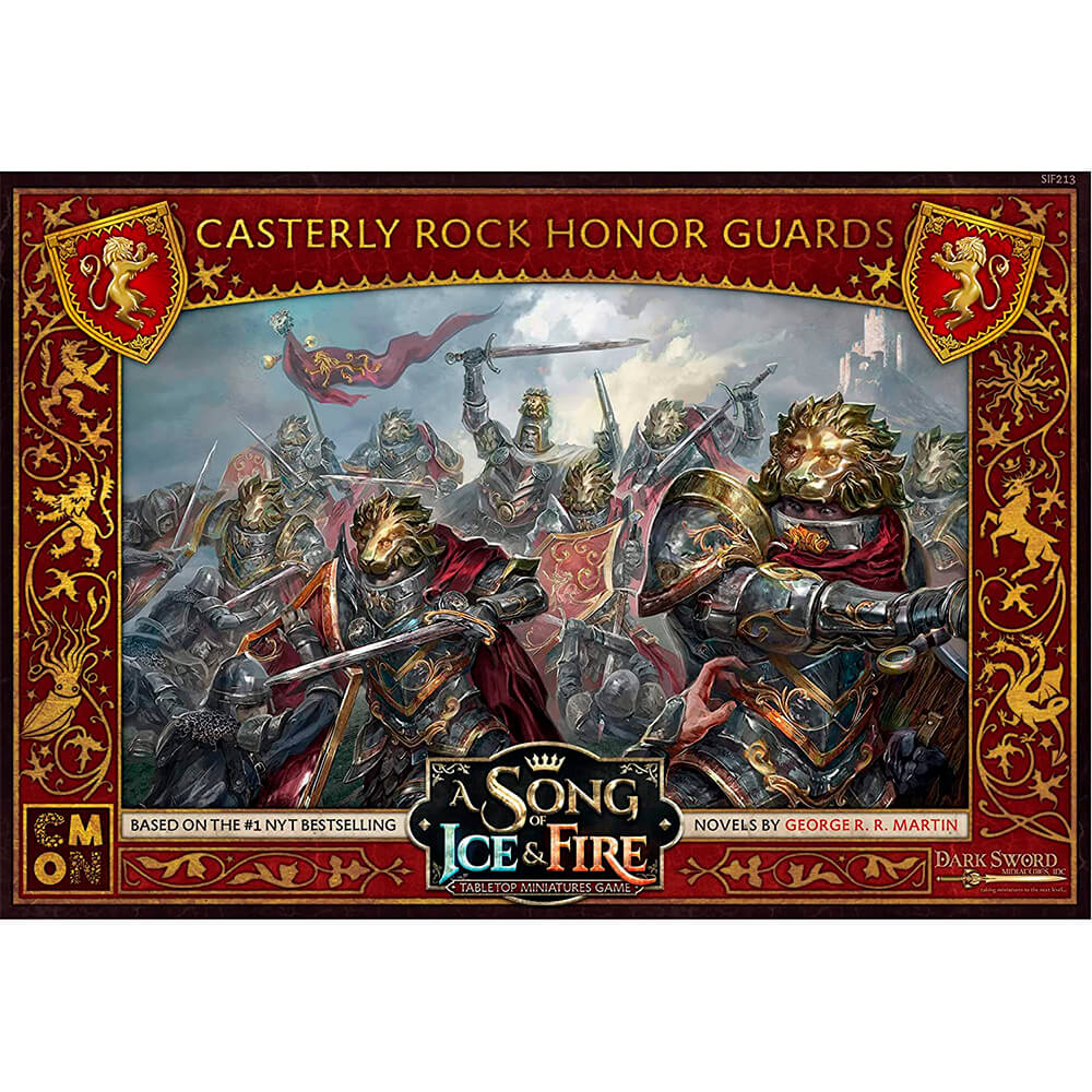 Дополнительный набор к CMON A Song of Ice and Fire Tabletop Miniatures Game, Casterly Rock Honor Guards протектор для верёвки 0506 2 ice rock