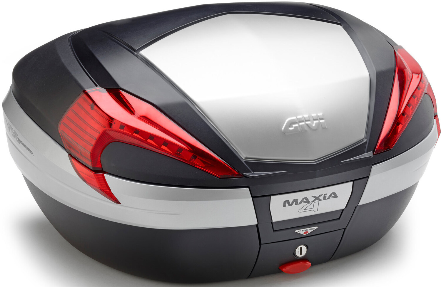 

GIVI Monokey V56 Maxia 4 Topcase, черный/красный