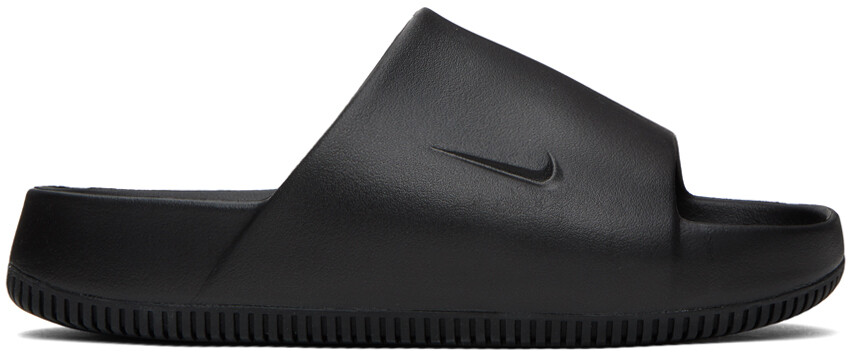 

Черные спокойные шлепанцы Nike