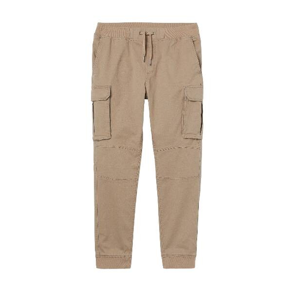 

Брюки-джоггеры H&M Skinny Fit Cargo Joggers, бежевый