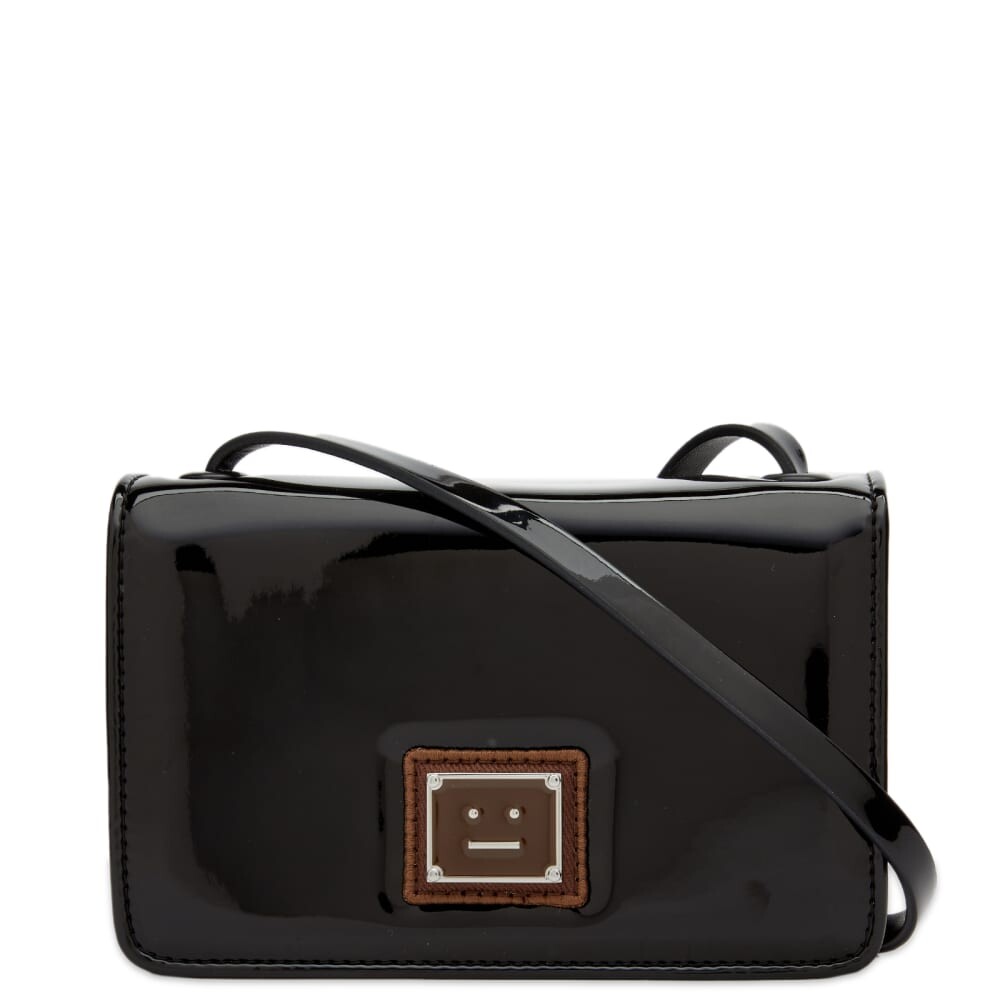 

Сумка Acne Studios Aggri Patent Plaque Face Bag