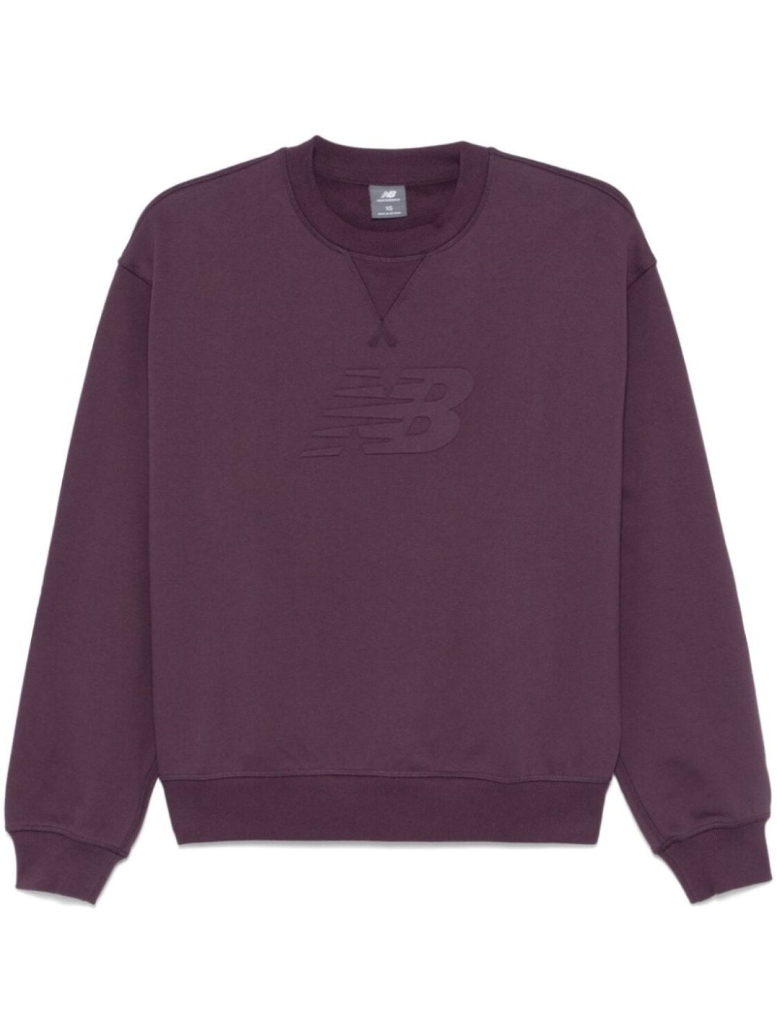 

New Balance толстовка с тиснением логотипа, фиолетовый
