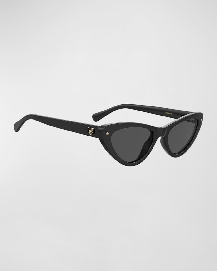 

Солнцезащитные очки «кошачий глаз» в крапинку из пропионата Chiara Ferragni