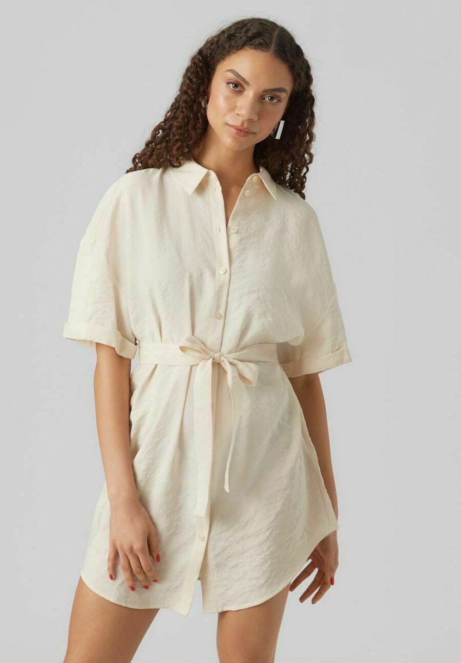 

Платье-рубашка Vero Moda, бежевый