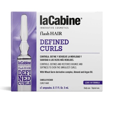 

La Cabine Flash для кудрявых волос, 7 x 5 мл Lacabine