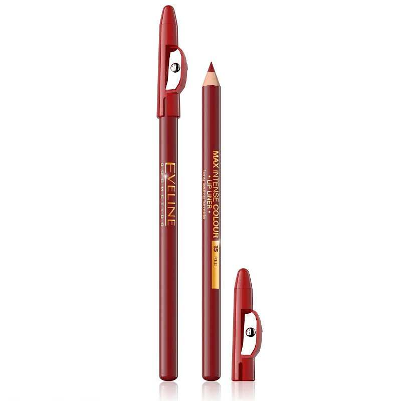 

Eveline Cosmetics Карандаш для губ Max Intense Color Lip Liner 15 Красный 1шт