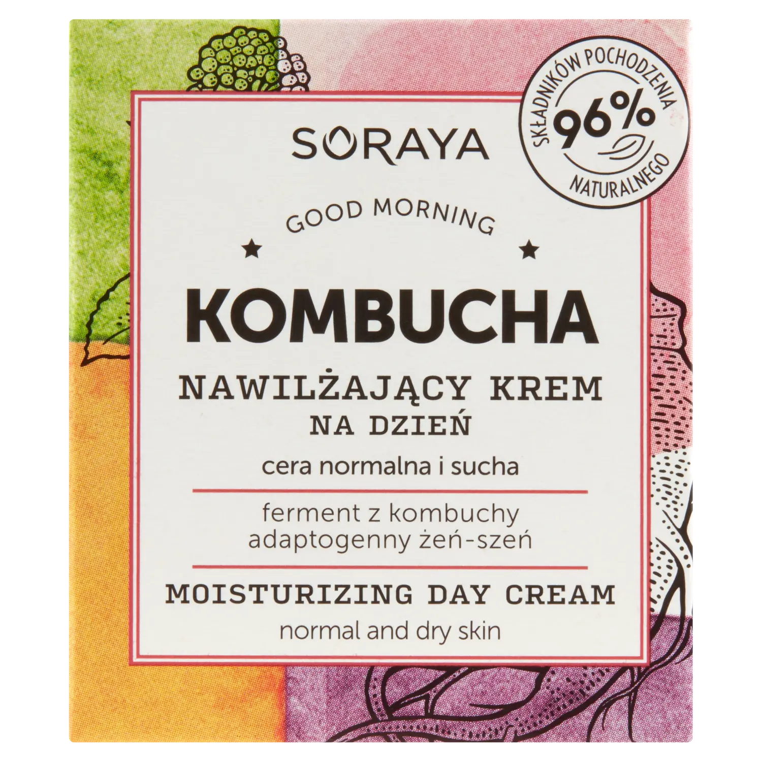 

Soraya Kombucha Увлажняющий дневной крем для лица, 75 мл