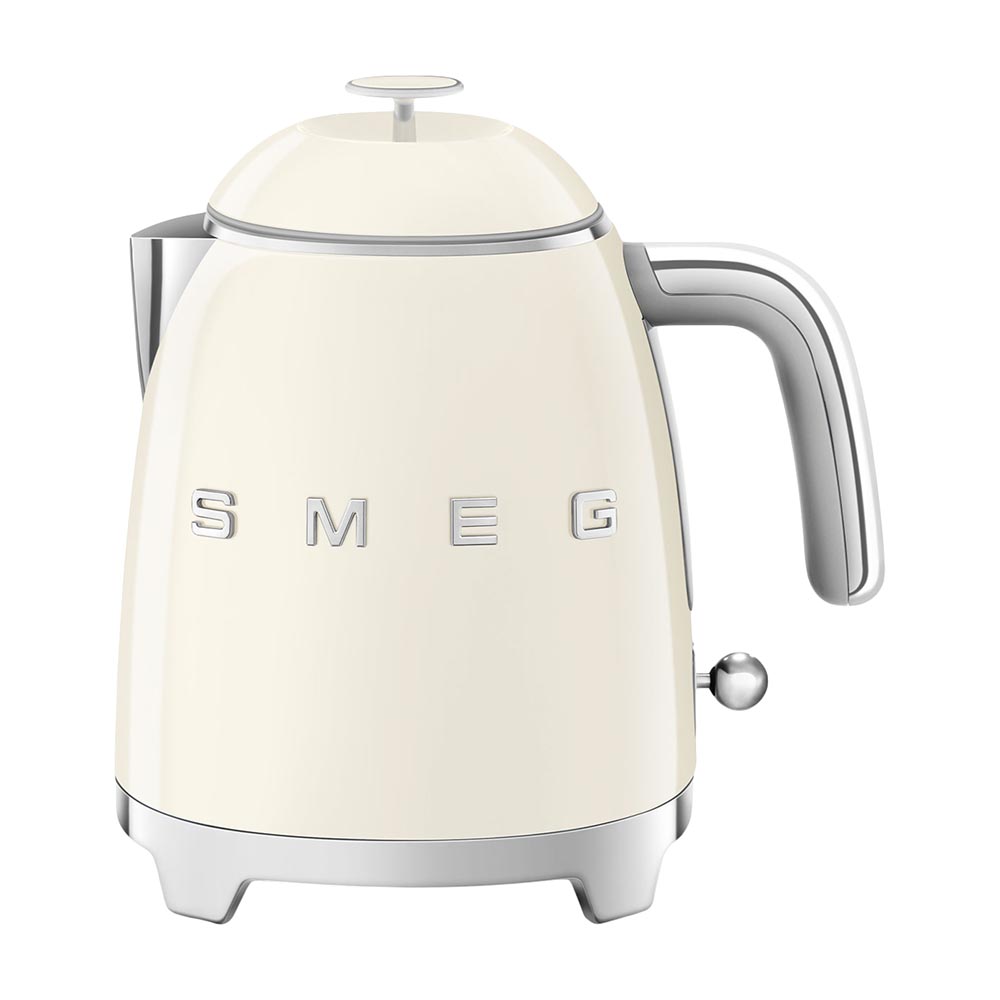 Электрический чайник Smeg KLF05, молочный белый чайник электрический smeg klf03chmeu 1 7l