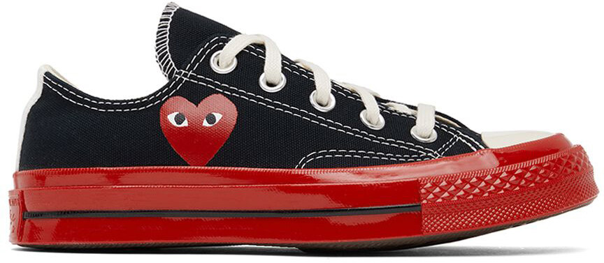 

Черно-красные кроссовки Converse Edition Chuck 70 Comme des Garçons Play, Черный