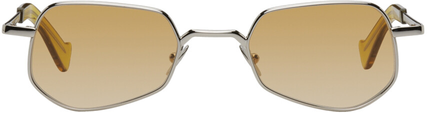 

Серебристо-желтые солнцезащитные очки Brille Grey Ant
