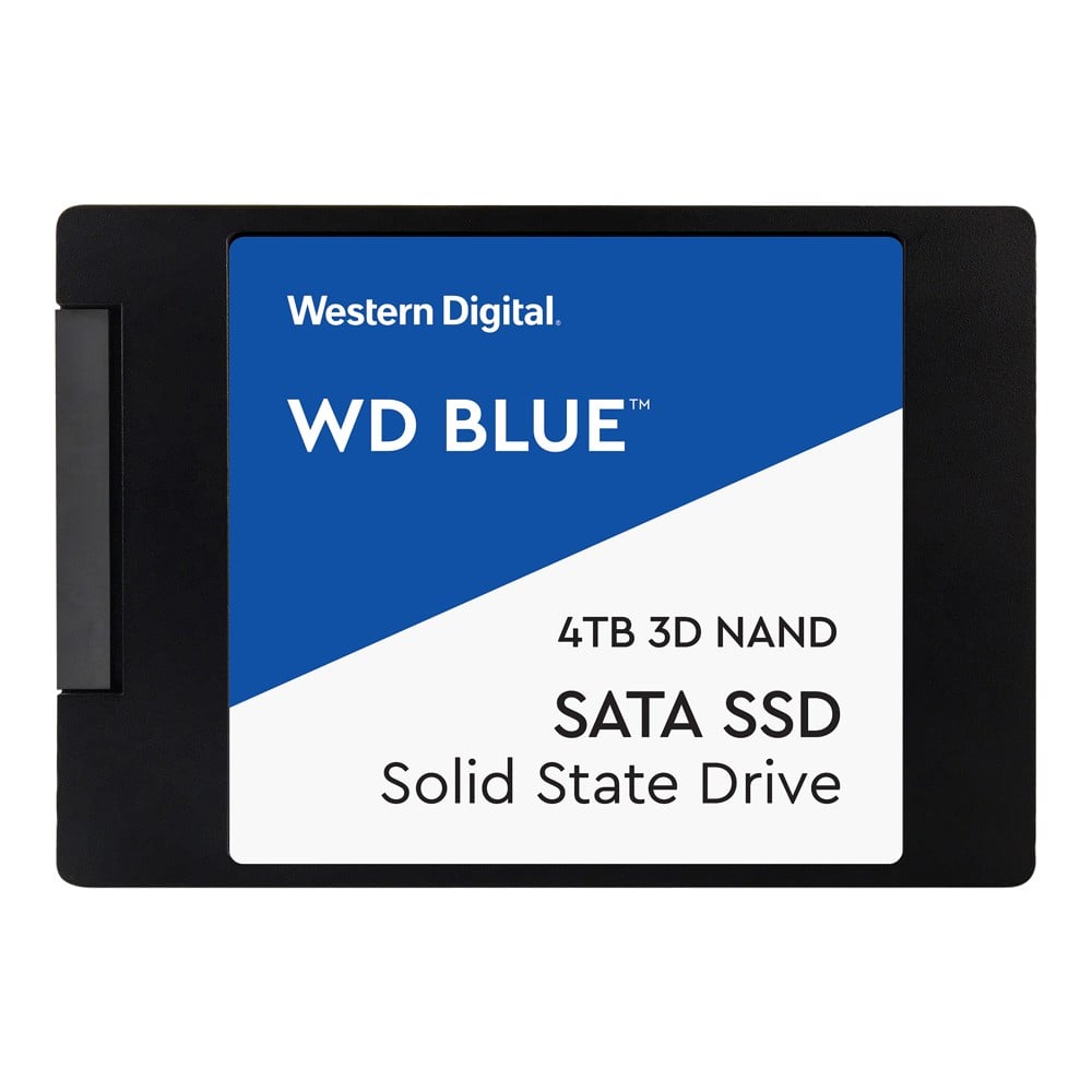 Твердотельный накопитель Western Digital WD Blue SATA 4 ТБ, WDS400T2B0A - фото