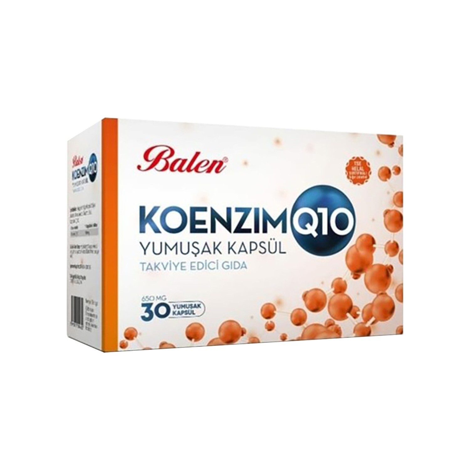 

Пищевая добавка Balen Коэнзим Q10 650 мг 30 капсул