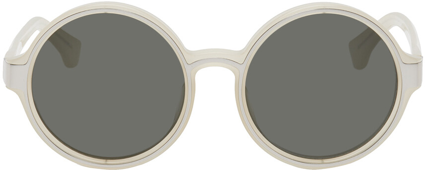 

Белые солнцезащитные очки Linda Farrow Edition 83 C1 Dries Van Noten