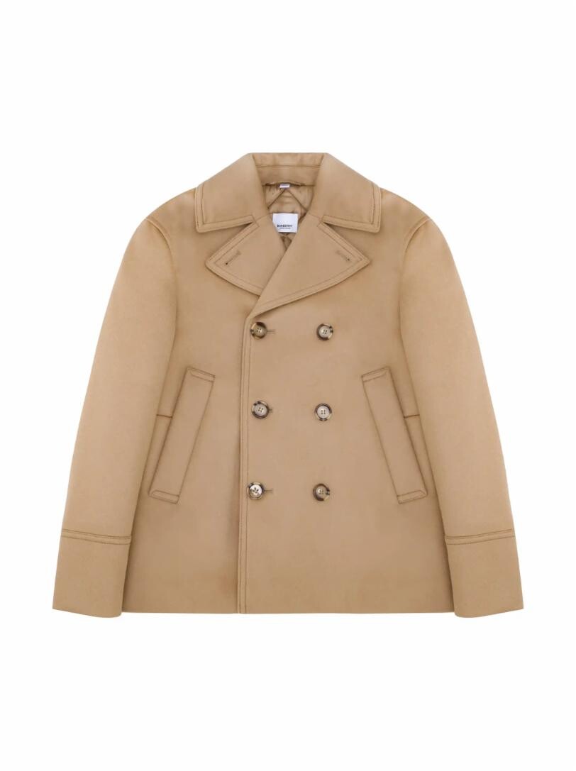 

Двубортное шерстяное пальто Burberry