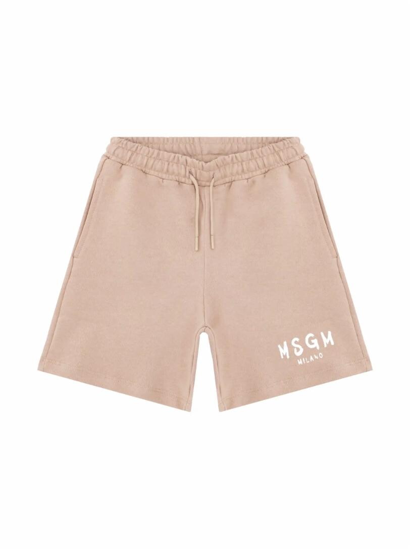 

Хлопковые шорты с логотипом MSGM