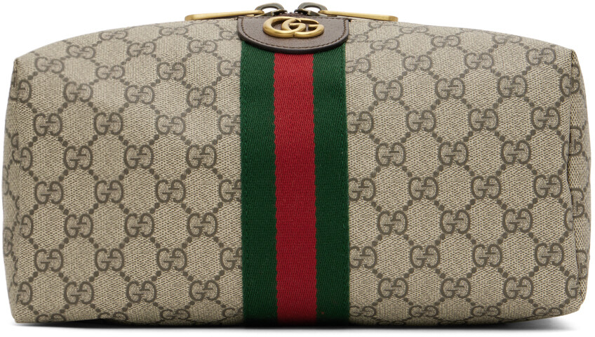 

Сумочка Savoy Medium GG Ophidia бежевого цвета Gucci, Бежевый
