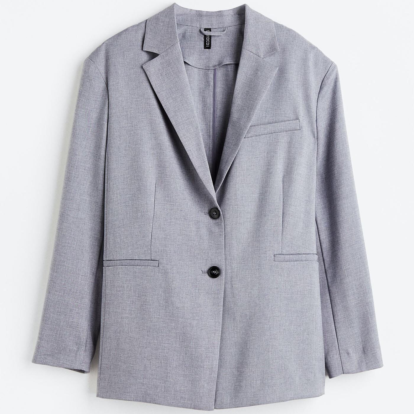 

Блейзер H&M Single-breasted, серый