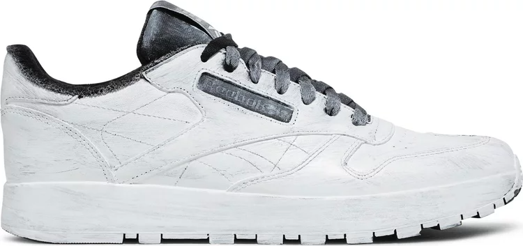 Кроссовки maison margiela x classic leather tabi 'whiteout' Reebok, белый - фото