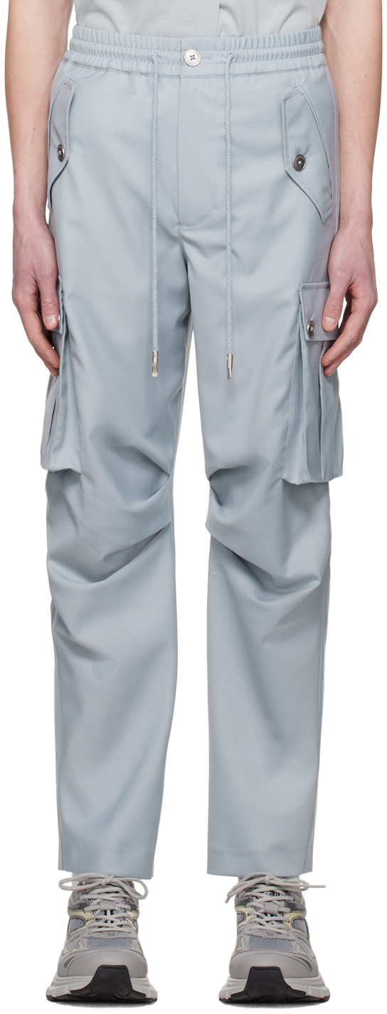цена Эксклюзивные серые брюки карго SSENSE Feng Chen Wang