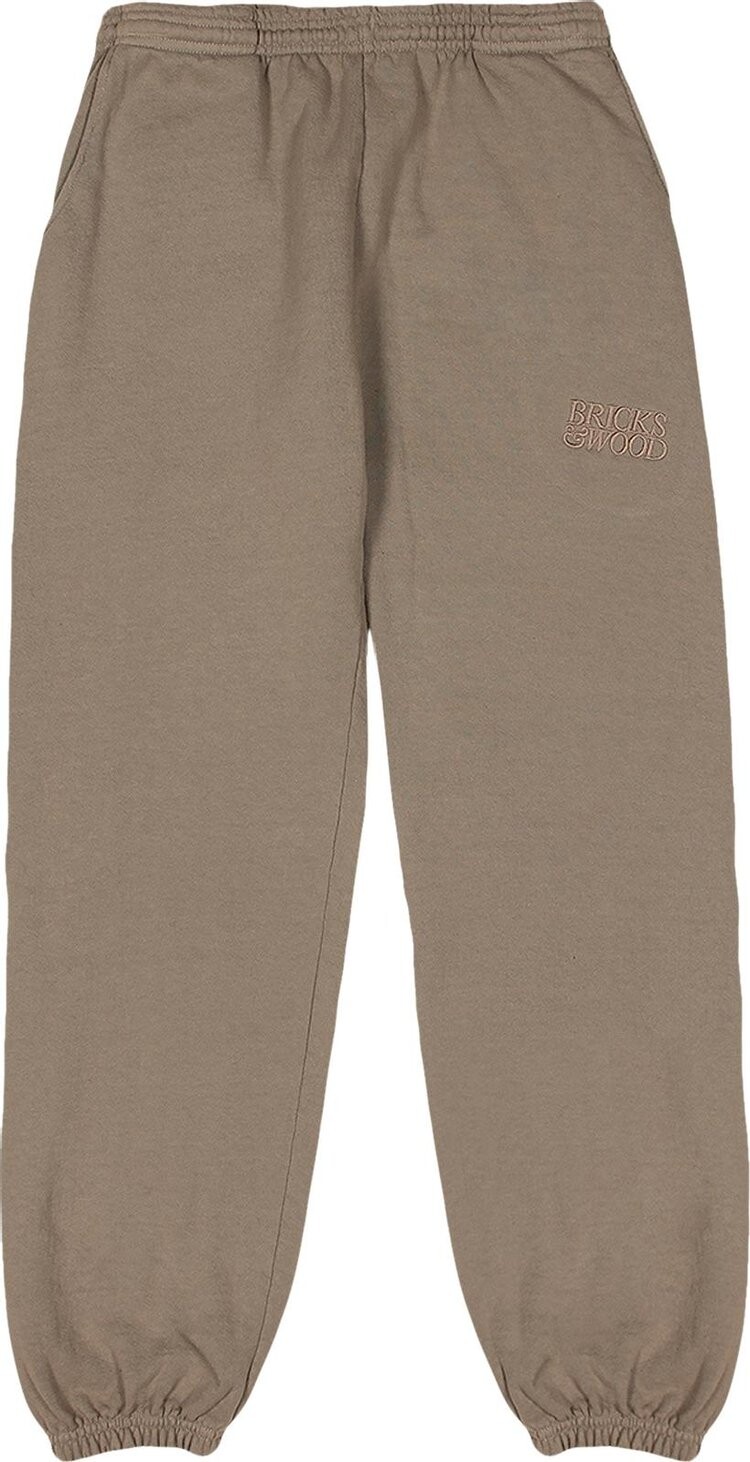 

Спортивные брюки Bricks & Wood Sweatpants 'Fog', коричневый