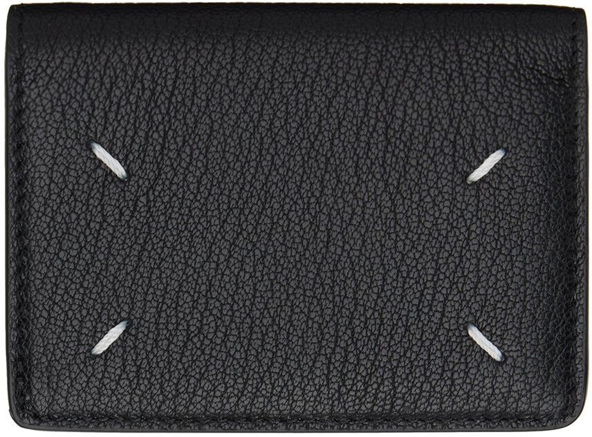 

Черный бумажник Trifold Maison Margiela