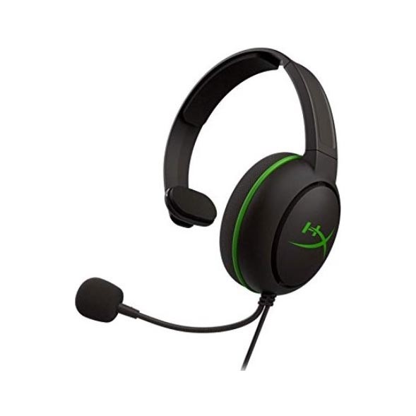 Проводная гарнитура HYPERX Cloud Chat для Xbox Series/One, черный/зеленый HX-HSCCHX-BK/WW - фото