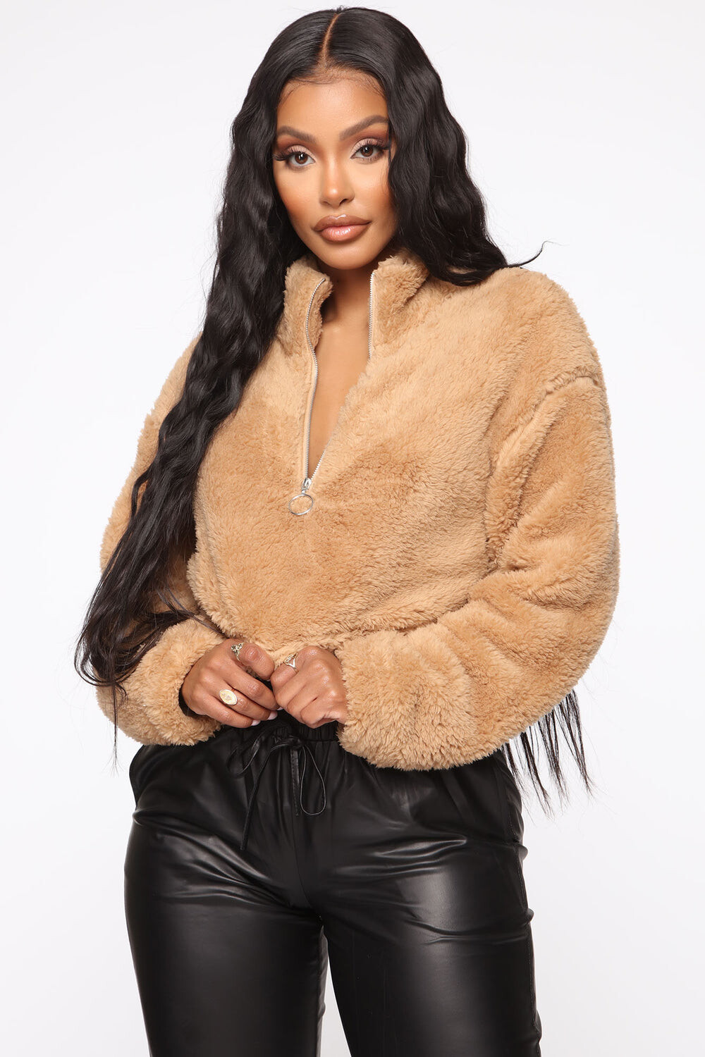

Пуловер Fashion Nova CLT3030, кокосовый, Коричневый