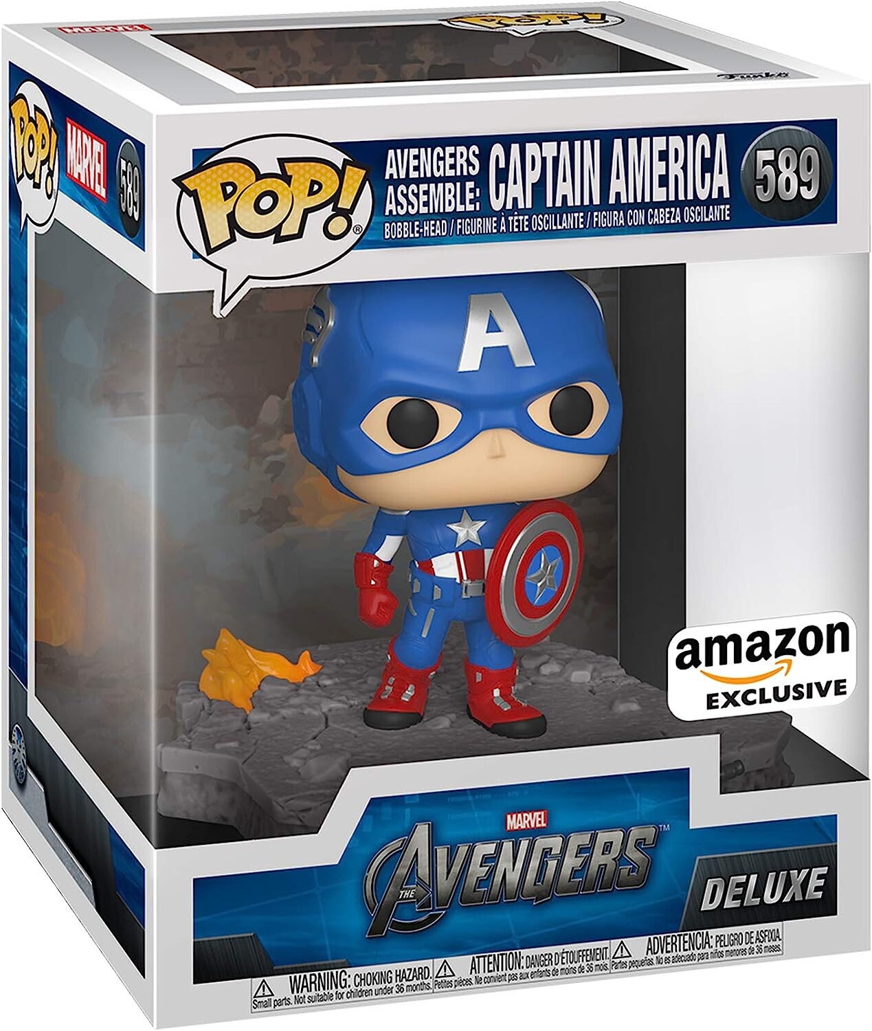 

Фигурка Funko Pop! Deluxe Marvel: Avengers Assemble Series - Captain America