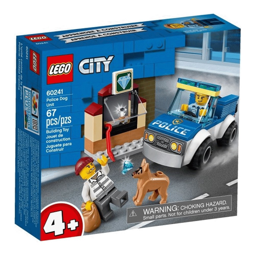 Конструктор LEGO City Police 60241 Полицейский отряд с собакой конструктор lx city police полицейский фургон 504 детали