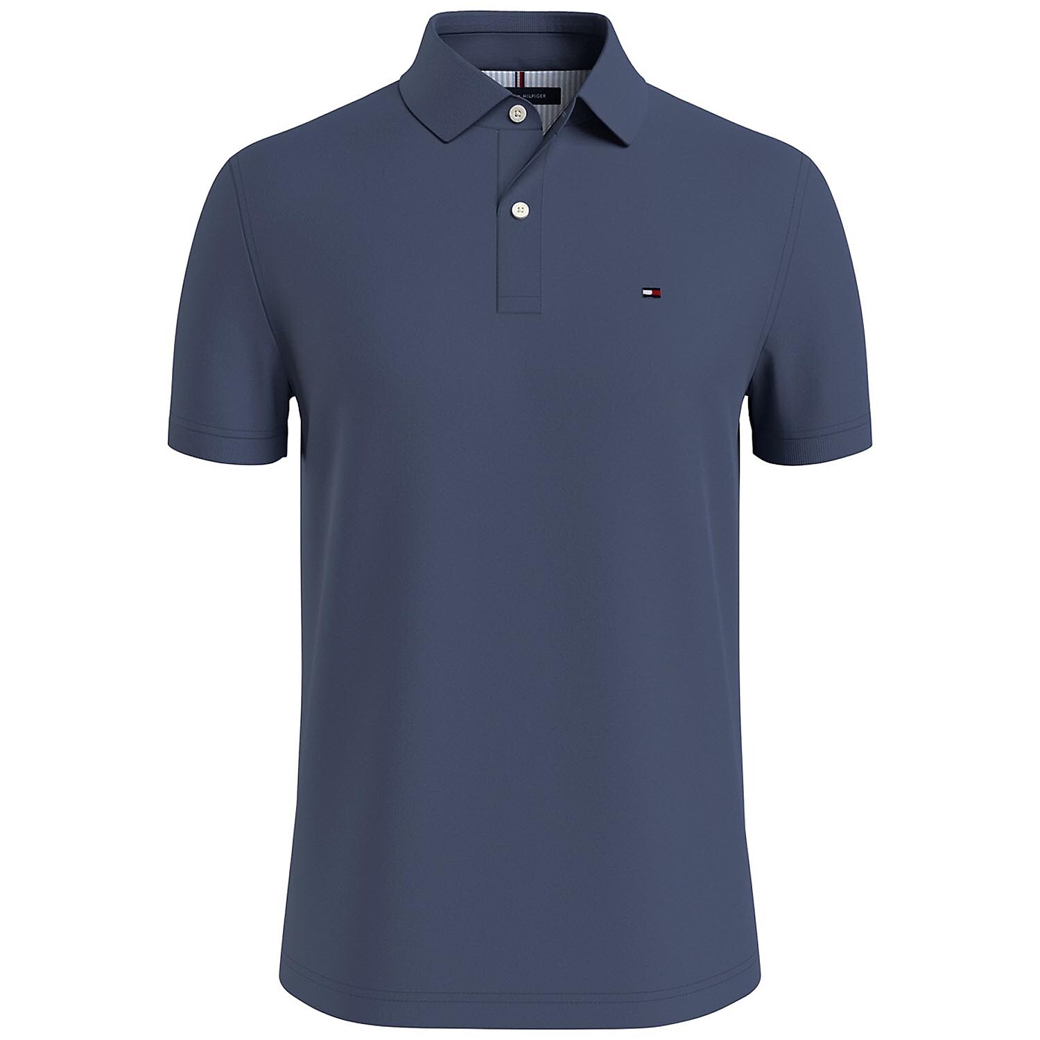 

Поло Tommy Hilfiger Tommy Regular Fit, серо-синий