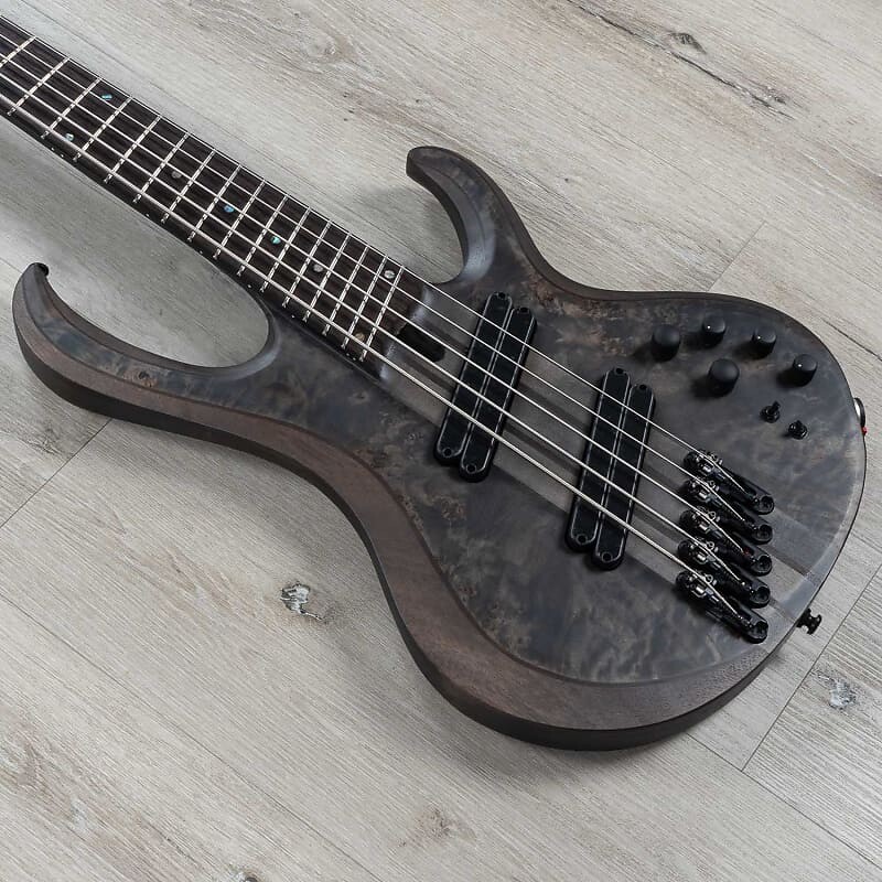 

Ibanez BTB805MS BTB Многомасштабная 5-струнная бас-гитара, прозрачная серая плоская BTB805MSTGF
