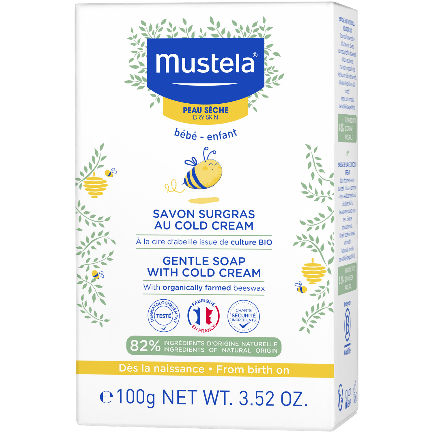 цена Mustela Cold Cream мыло, 100 г