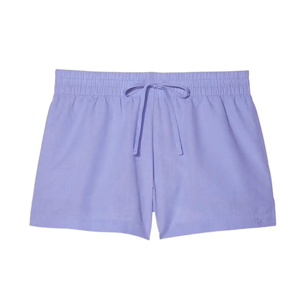 

Шорты Victoria's Secret Swim Linen Tie-Waist, сиреневый