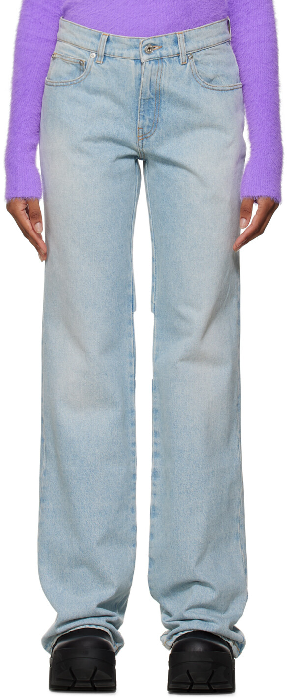

Синие джинсы Bleach Baby Baggy Baby Off-White
